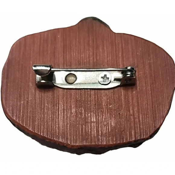 Primitive Pumpkin Brooch - Picture 3 of 3